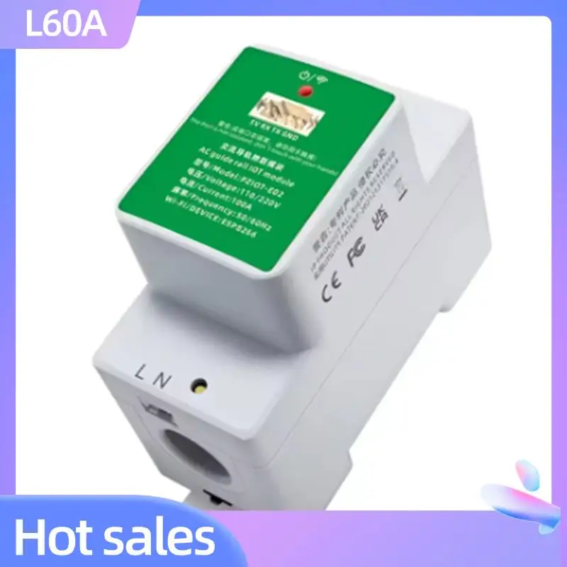 L60A Tasmota Wifi Energy Power Meter AC Single Phase Din Rail Meter Electric Wattmeter Tasmota Esphome For Home Assistant
L60A Tasmota Wifi Energy Power Meter AC Single Phase Din Rail Meter Electric Wattmeter Tasmota Esphome For Home Assistant