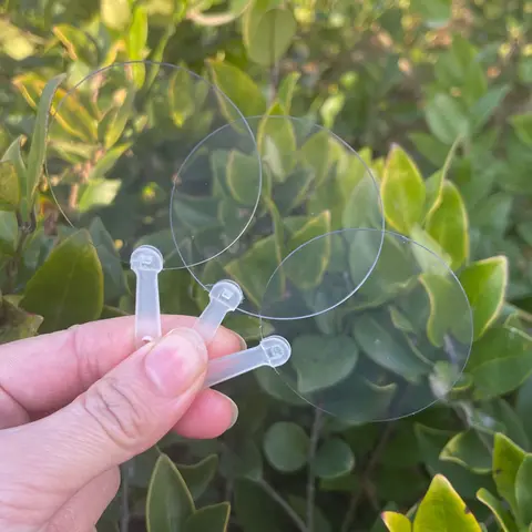 50 sztuk 5cm Uroczych Mini Przezroczystych Pustych Wachlarzy Dla Dzieci DIY Artystyczne Rękodzieło Przezroczyste