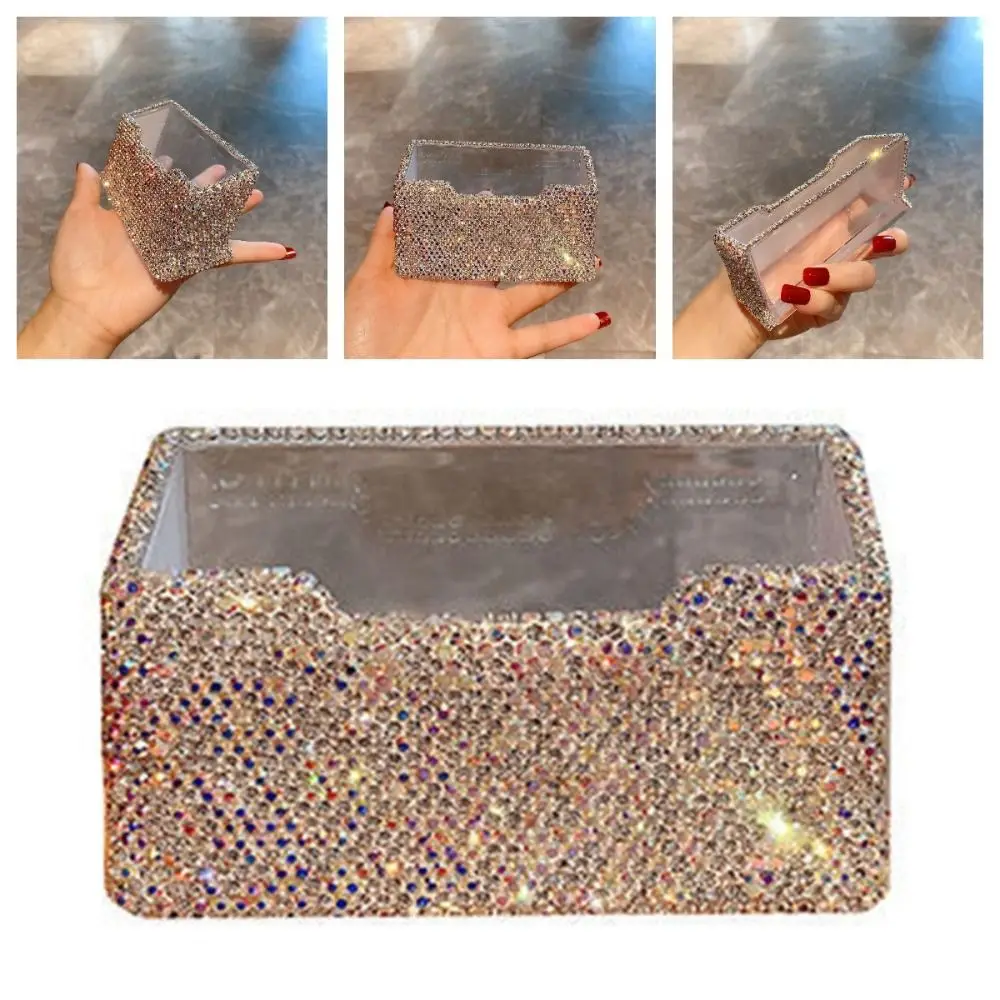 Rhinestone-inlaid Business Card Holder Acrylic Luxury Table Top Organizer Elegant Card Storage Business Cards Display Holders
Rhinestone-inlaid Business Card Holder Acrylic Luxury Table Top Organizer Elegant Card Storage Business Cards Display Holders
