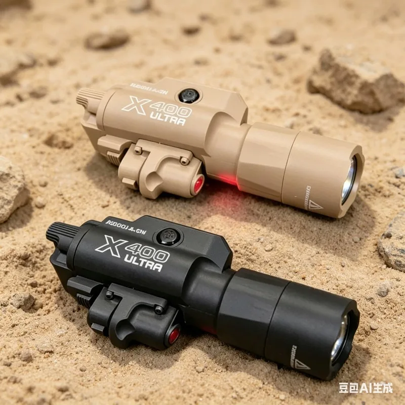 Tactical 2-in-1 X400U Flashlight Red Laser High-brightness 20mm Rail For Toy Airsoft Guns Hunting Shooting CS Game Gear
Tactical 2-in-1 X400U Flashlight Red Laser High-brightness 20mm Rail For Toy Airsoft Guns Hunting Shooting CS Game Gear