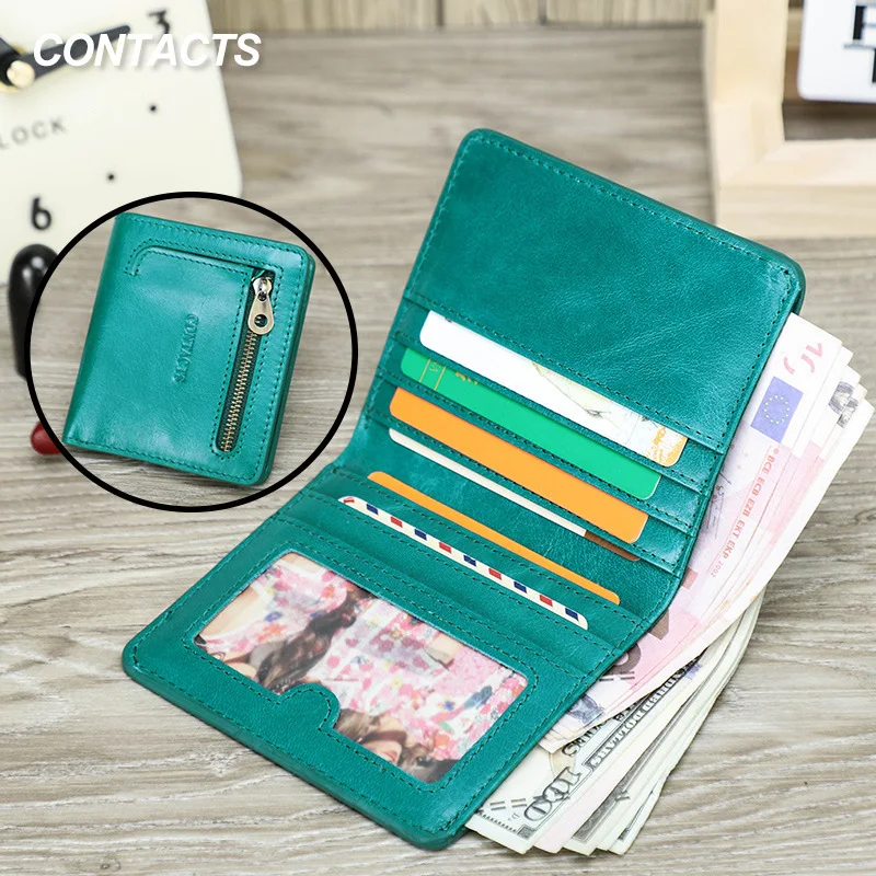 New Fashion Head Layer Cowhide Anti Theft Brush Ultra Thin Leather High-end Multi Functional Short Genuine Leather Womens Wallet
New Fashion Head Layer Cowhide Anti Theft Brush Ultra Thin Leather High-end Multi Functional Short Genuine Leather Womens Wallet