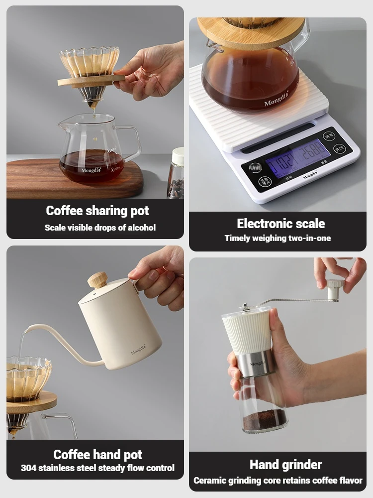 Travel-Friendly CoffeePremium Manual Coffee Grinder Set with Pour Over Kettle, Hand Brew Gift Box for Coffee Lovers
Travel-Friendly CoffeePremium Manual Coffee Grinder Set with Pour Over Kettle, Hand Brew Gift Box for Coffee Lovers