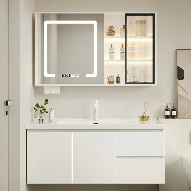 Space Saving Bathroom Cabinet Medicine Storage Mirrors Towel Salon Station Wc Furniture Floor Luxury Double Washbasin Vanity
Space Saving Bathroom Cabinet Medicine Storage Mirrors Towel Salon Station Wc Furniture Floor Luxury Double Washbasin Vanity