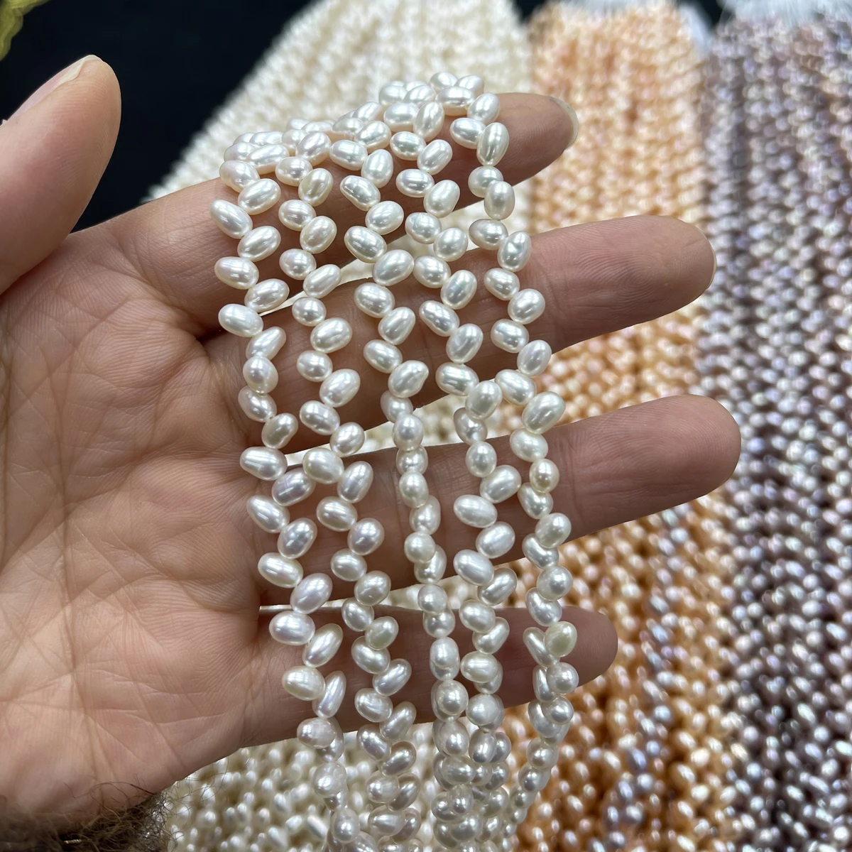 AAA 4-5mm High-Quality Natural Pearl Ear-of-Wheat Shaped Semi-Finished Beads for Jewelry Making DIY Necklace Bracelet Accessory
AAA 4-5mm High-Quality Natural Pearl Ear-of-Wheat Shaped Semi-Finished Beads for Jewelry Making DIY Necklace Bracelet Accessory