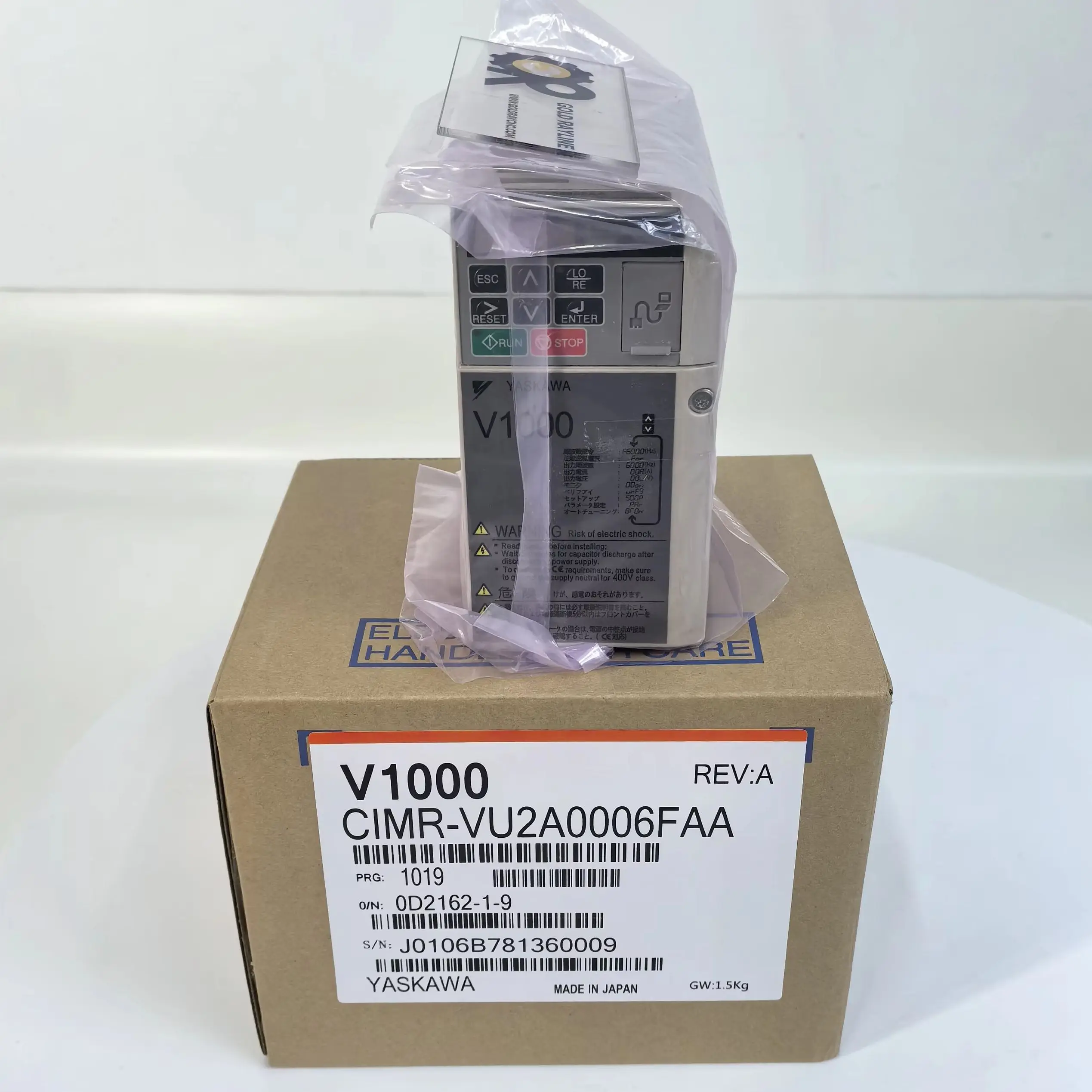 New In Box Yaskawa CIMR-VU2A0006FAA Inverter 1 Year Warranty In Stock
New In Box Yaskawa CIMR-VU2A0006FAA Inverter 1 Year Warranty In Stock