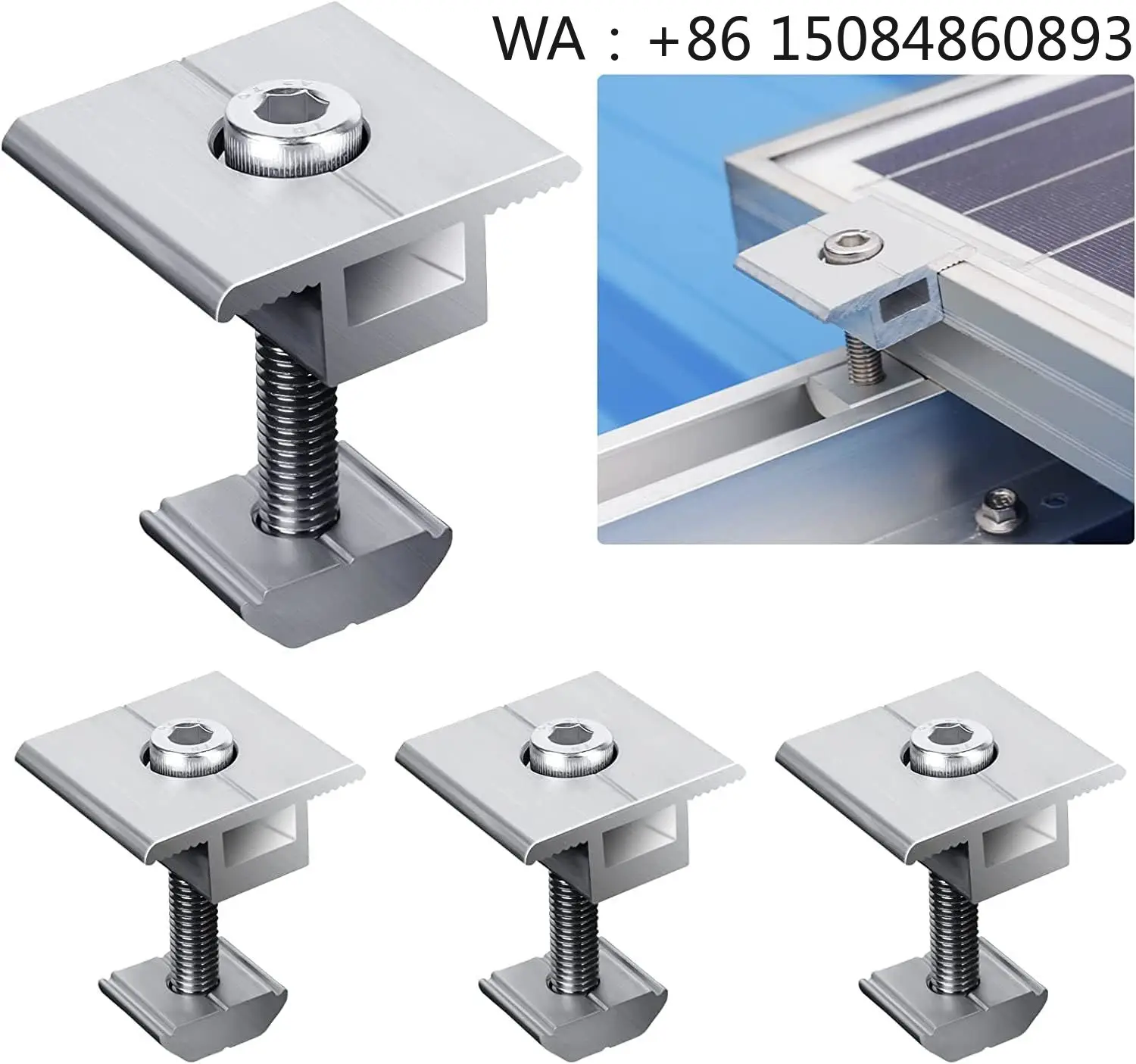 Low-Cost SUS304 Balcony Railing Solar Hook, Vertical Round Bar Fixed Accessories, Universal Parts for Different Diameter Balcony
Low-Cost SUS304 Balcony Railing Solar Hook, Vertical Round Bar Fixed Accessories, Universal Parts for Different Diameter Balcony