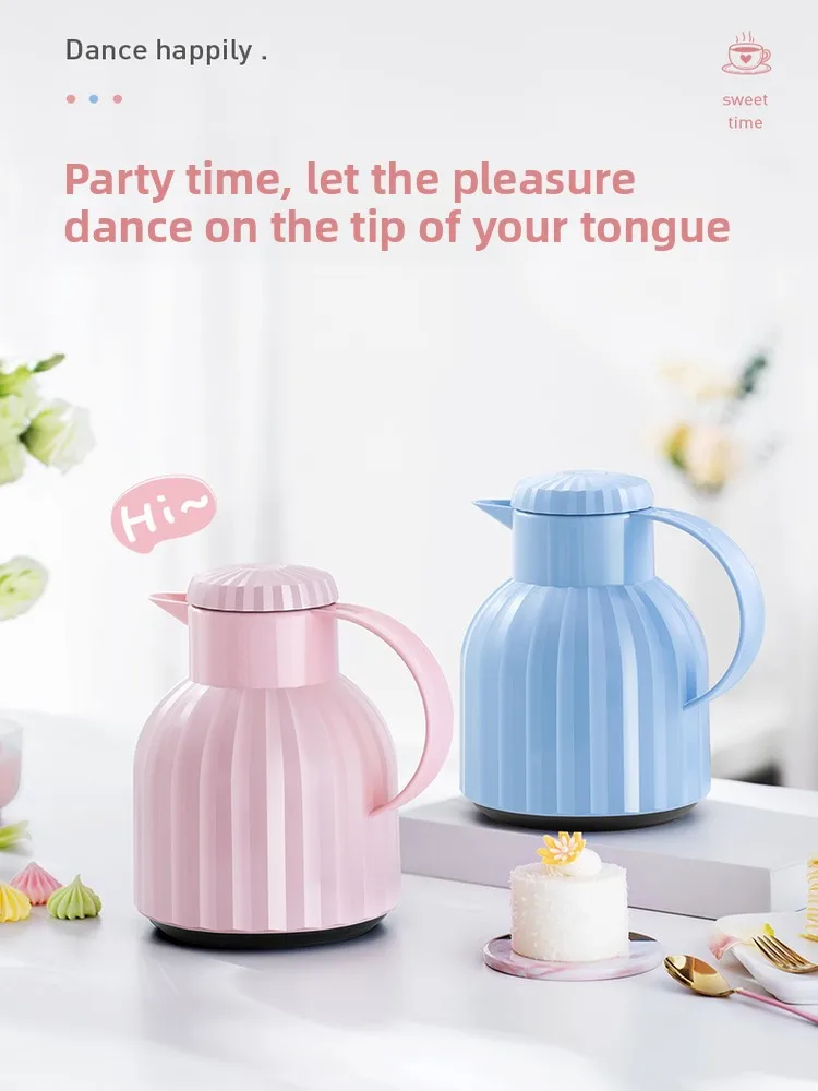 Emsa Glass Inner Tank Thermal Pot Small Capacity Hot Water Bottle for Office Use Home Use 1L Cute Style PP Material
Emsa Glass Inner Tank Thermal Pot Small Capacity Hot Water Bottle for Office Use Home Use 1L Cute Style PP Material