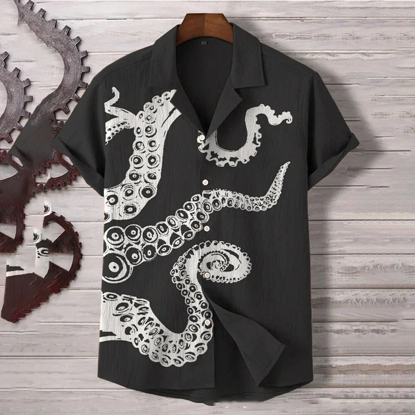 Men's stand collar shirt handsome animal print daily casual fashion men's short sleeve tops large size comfortable men's shirt
Men's stand collar shirt handsome animal print daily casual fashion men's short sleeve tops large size comfortable men's shirt