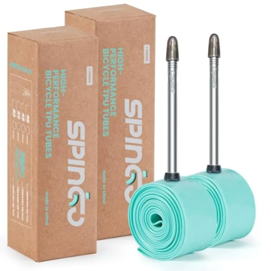 2-Pack Aluminum Alloy TPU Inner Tube 700C x 23c-32c with 48mm/60mm/80mm Presta Valves TPU Bike Tube Lightweight Bicycle Spare T
2-Pack Aluminum Alloy TPU Inner Tube 700C x 23c-32c with 48mm/60mm/80mm Presta Valves TPU Bike Tube Lightweight Bicycle Spare T