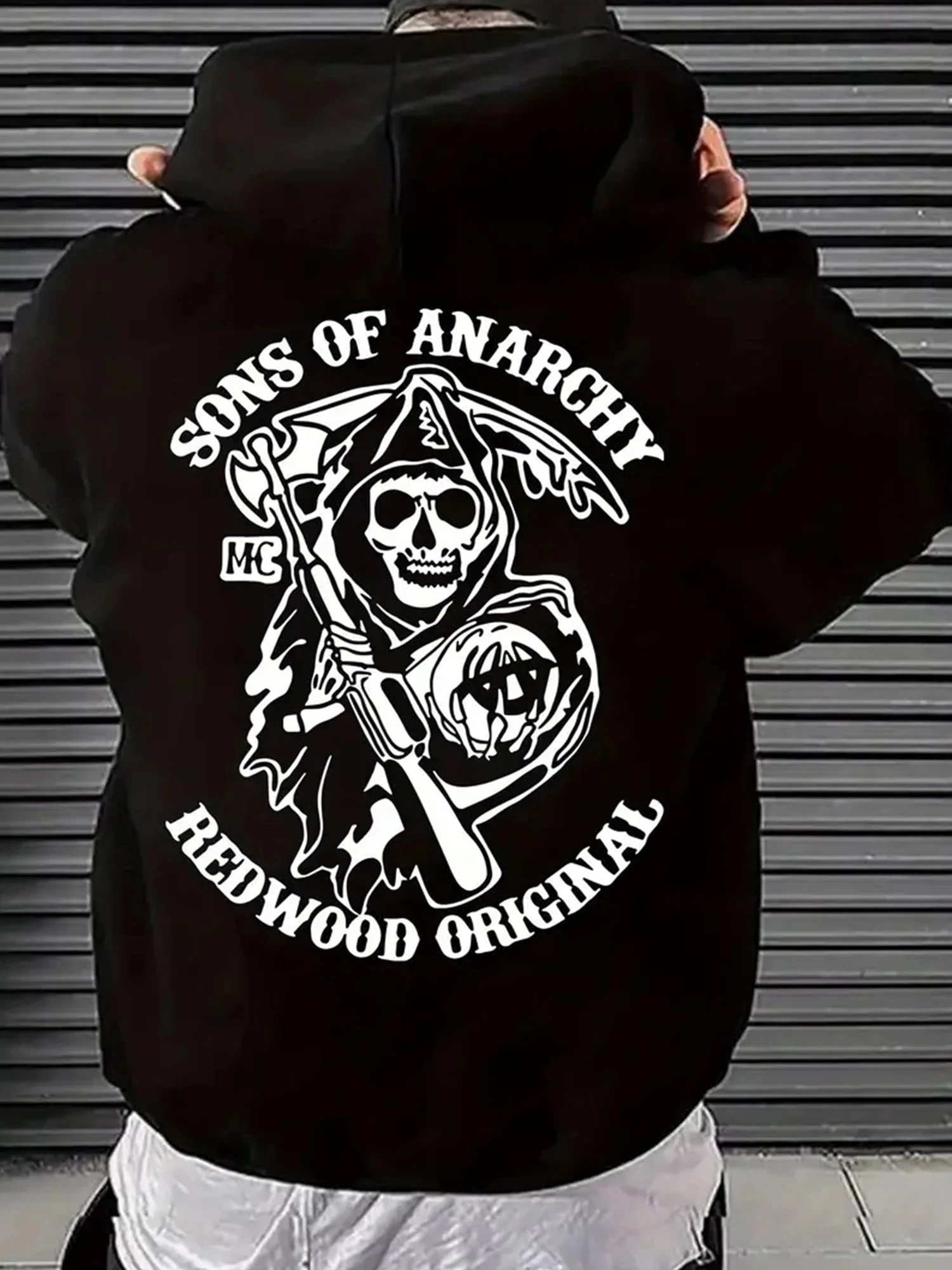 Толстовки с рисунком «Сыны анархии», череп и скрещенные поршни, черные толстовки, пуловеры, уличная одежда, уличная одежда, топ
Толстовки с рисунком «Сыны анархии», череп и скрещенные поршни, черные толстовки, пуловеры, уличная одежда, уличная одежда, топ