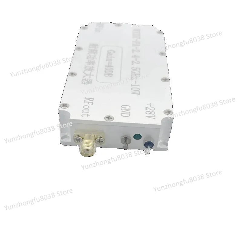 WYDZ-PA-2.4G-10W RF Power Amplifier 2.4GHz Output 10W Gain 40dB with SMA Female Connector & External Heat Sink
WYDZ-PA-2.4G-10W RF Power Amplifier 2.4GHz Output 10W Gain 40dB with SMA Female Connector & External Heat Sink
