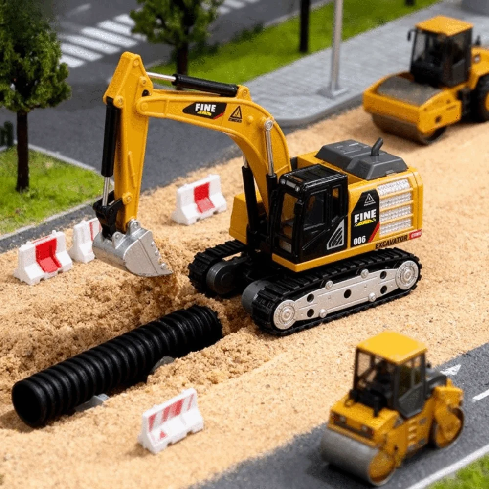 Alloy 1/64 Remote-controlled Excavator Mini Rechargeable Engineering Vehicle Boys Gift Collection Tabletop Toys Model
Alloy 1/64 Remote-controlled Excavator Mini Rechargeable Engineering Vehicle Boys Gift Collection Tabletop Toys Model