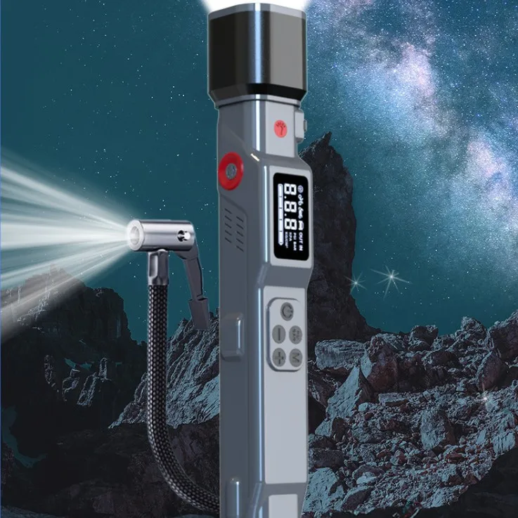 1500M Multi-Function Power Station Flashlight With Lithium Ion Battery + Car Air Pump Zoomable Illumination Popular Overseas
1500M Multi-Function Power Station Flashlight With Lithium Ion Battery + Car Air Pump Zoomable Illumination Popular Overseas