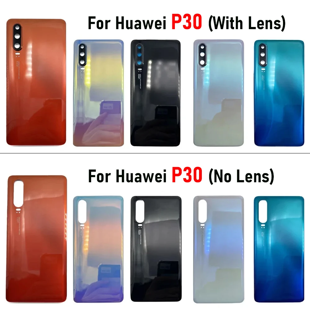 NEW Back Rear Cover With Glue Adhesive For Huawei P30 Battery Door Housing Case back cover With Camera Glass Lens P30
NEW Back Rear Cover With Glue Adhesive For Huawei P30 Battery Door Housing Case back cover With Camera Glass Lens P30