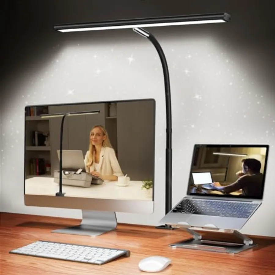 LED Desk Lamp for Office Home, Eye-Caring Desk Light with Stepless Dimming Adjustable Flexible Gooseneck, 10W USB Adapter Desk
LED Desk Lamp for Office Home, Eye-Caring Desk Light with Stepless Dimming Adjustable Flexible Gooseneck, 10W USB Adapter Desk