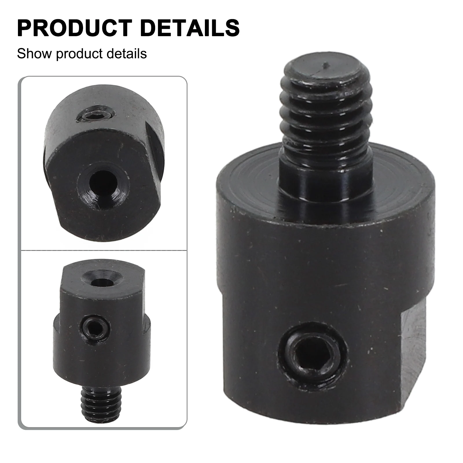 M6 3.17-8mm Axle Motor Shaft Coupler Sleeve Saw Blade Coupling Chuck Adapter Metal Black Electric Drill Coupling Accessories
M6 3.17-8mm Axle Motor Shaft Coupler Sleeve Saw Blade Coupling Chuck Adapter Metal Black Electric Drill Coupling Accessories