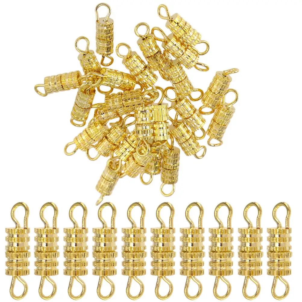 50pcs Copper Making Clasps Screw for Necklace Bracelet DIY Jewelry Clasps Craft Accessories Jewelry Parts
50pcs Copper Making Clasps Screw for Necklace Bracelet DIY Jewelry Clasps Craft Accessories Jewelry Parts