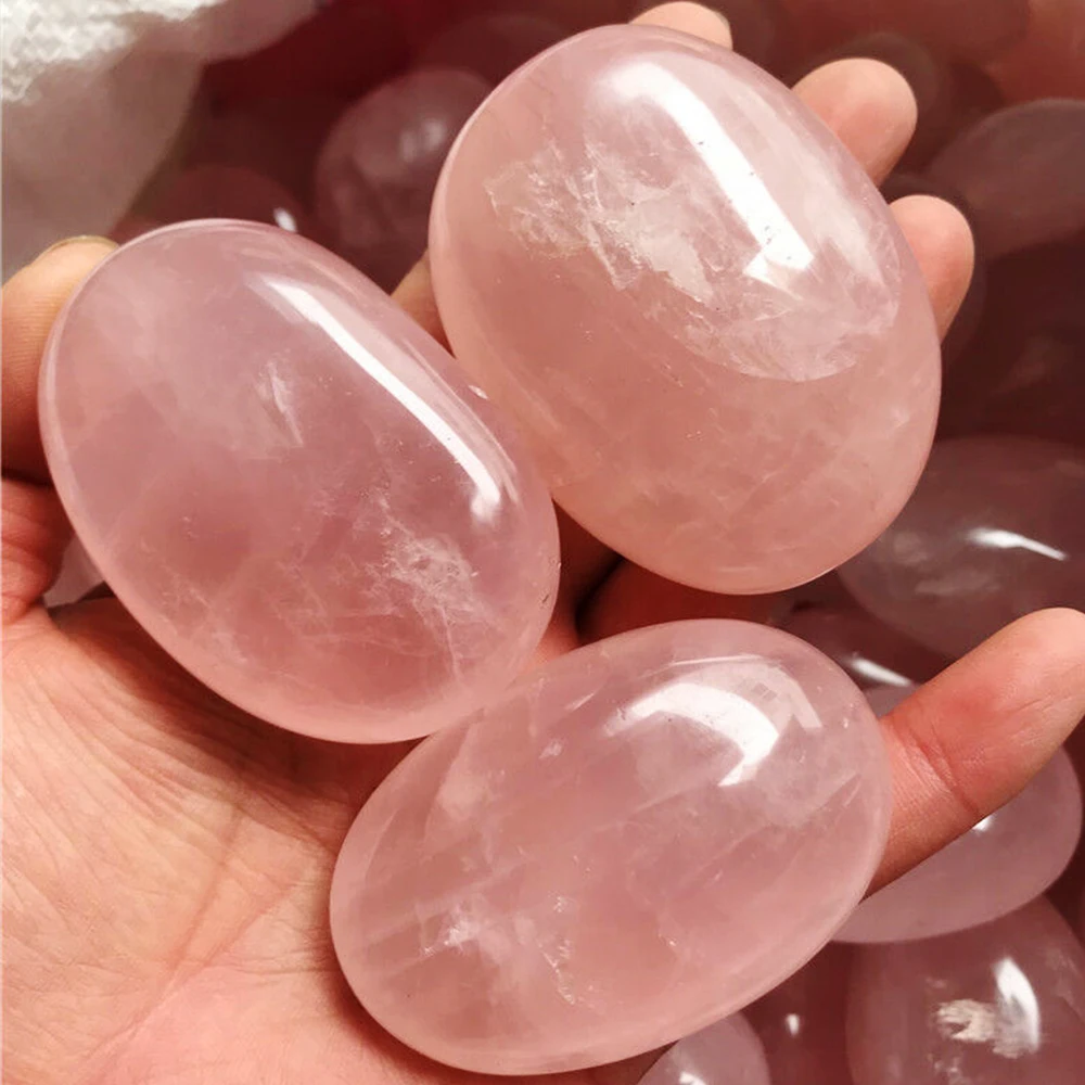 Natural Rose Quartz Polishing Oval Shape Irregular Geometry Pink Crystal Massage Decompression Toys Home Decor Stone Crafts
Natural Rose Quartz Polishing Oval Shape Irregular Geometry Pink Crystal Massage Decompression Toys Home Decor Stone Crafts