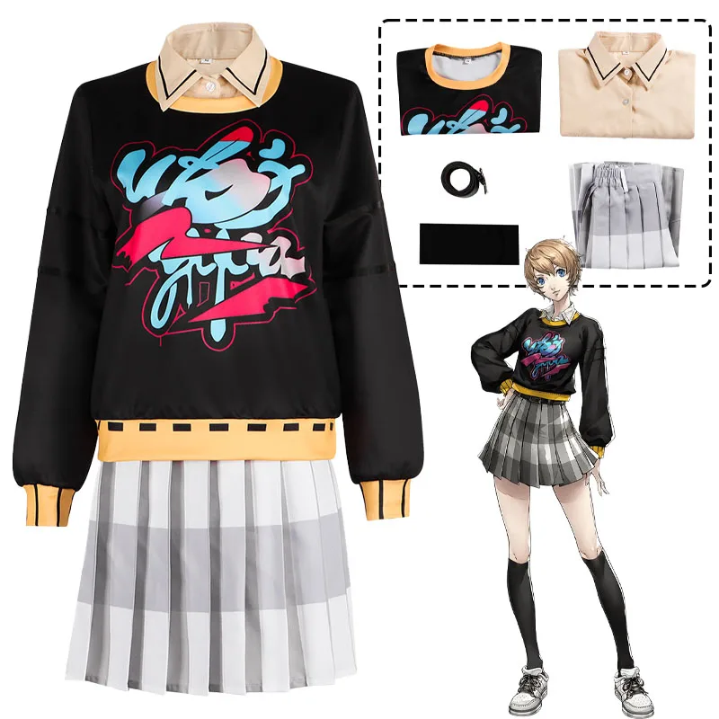 Game The Phantom X Arai Motoha Cosplay Costume P5X Arai Motoha Cosplay Outfits Daily Wear Halloween Carnival Role Play Uniform
Game The Phantom X Arai Motoha Cosplay Costume P5X Arai Motoha Cosplay Outfits Daily Wear Halloween Carnival Role Play Uniform