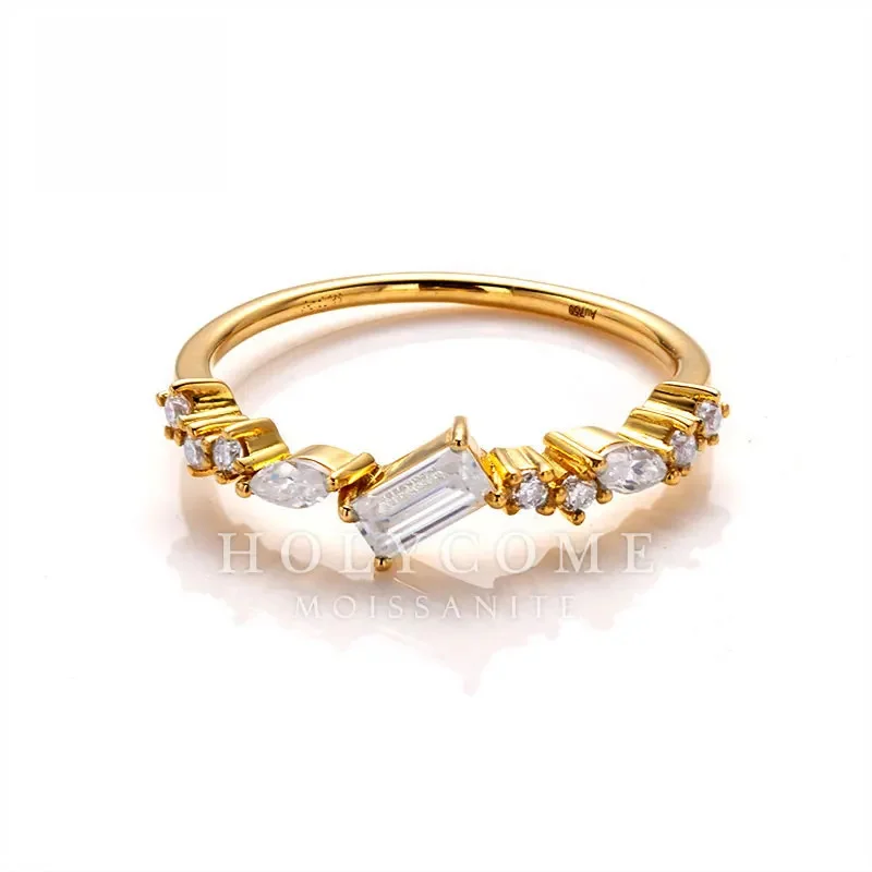 Yellow Gold D Color Emerald Cut 14K Solid Gold Moissanite Yellow Gold Color Ring Loose Moissanite Fashion Rings Custom Jewelry
Yellow Gold D Color Emerald Cut 14K Solid Gold Moissanite Yellow Gold Color Ring Loose Moissanite Fashion Rings Custom Jewelry