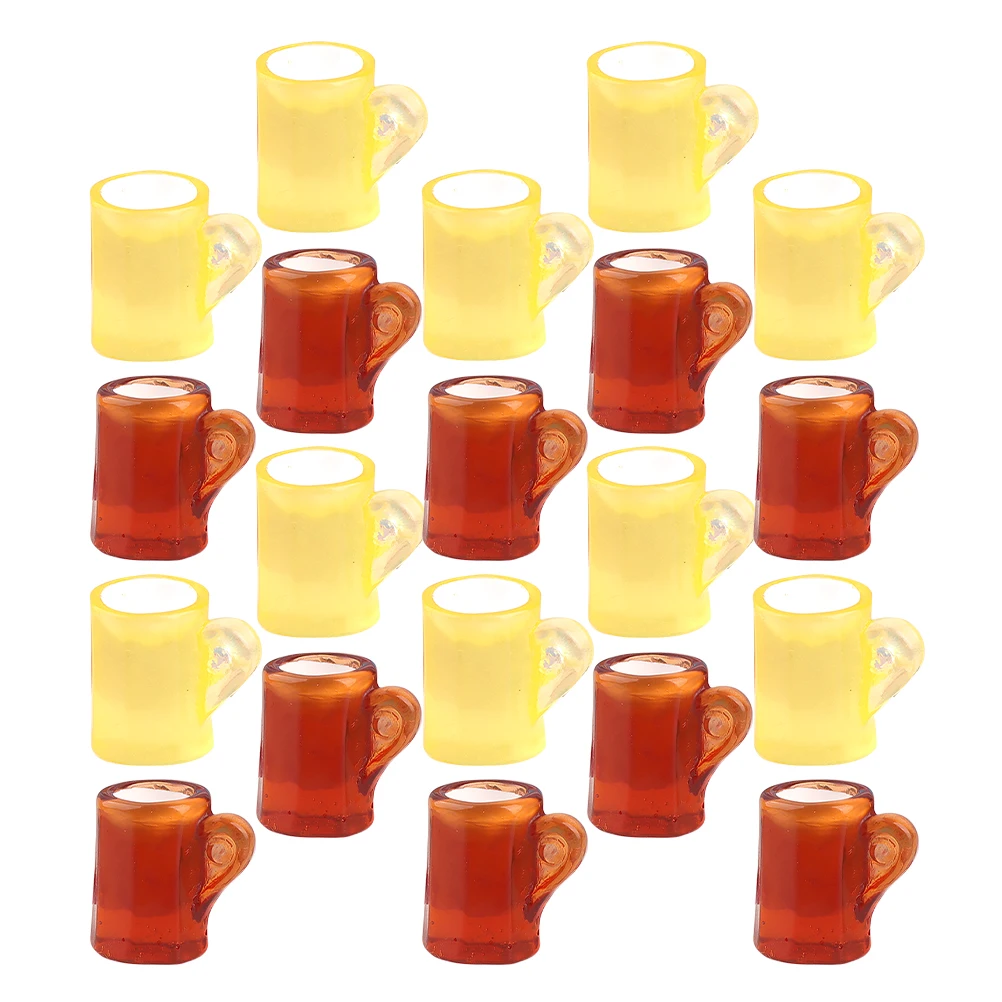 20 Pcs Mini Beer Mugs Compact Creative Photo Props Resin Perfect for Parties Dollhouse Decorations Accessories
20 Pcs Mini Beer Mugs Compact Creative Photo Props Resin Perfect for Parties Dollhouse Decorations Accessories