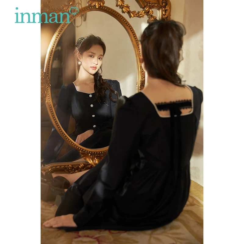 INMAN Women's Dress Vintage Chic Vestidos Temperament Square Collar Elegant Dresses For Women Commuter Pearl Trim Party Dresses
INMAN Women's Dress Vintage Chic Vestidos Temperament Square Collar Elegant Dresses For Women Commuter Pearl Trim Party Dresses