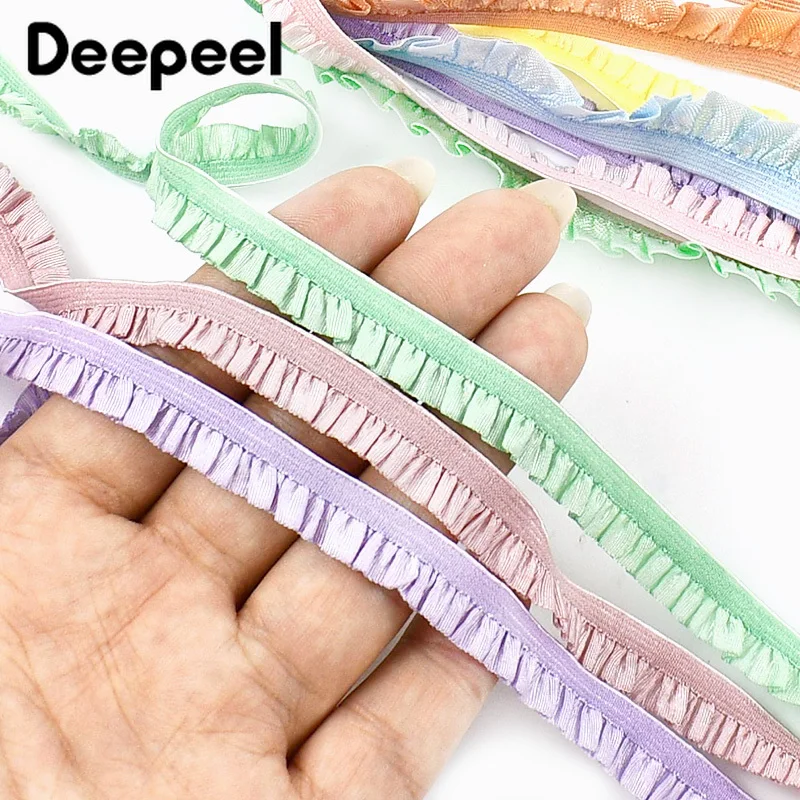 10/20/45Meters 15mm Ruffled Elastic Band Pleated Lace Trim Stretch Ribbon for Hairband Bra Dress Lingerie Garment Sewing DIY Bow
10/20/45Meters 15mm Ruffled Elastic Band Pleated Lace Trim Stretch Ribbon for Hairband Bra Dress Lingerie Garment Sewing DIY Bow