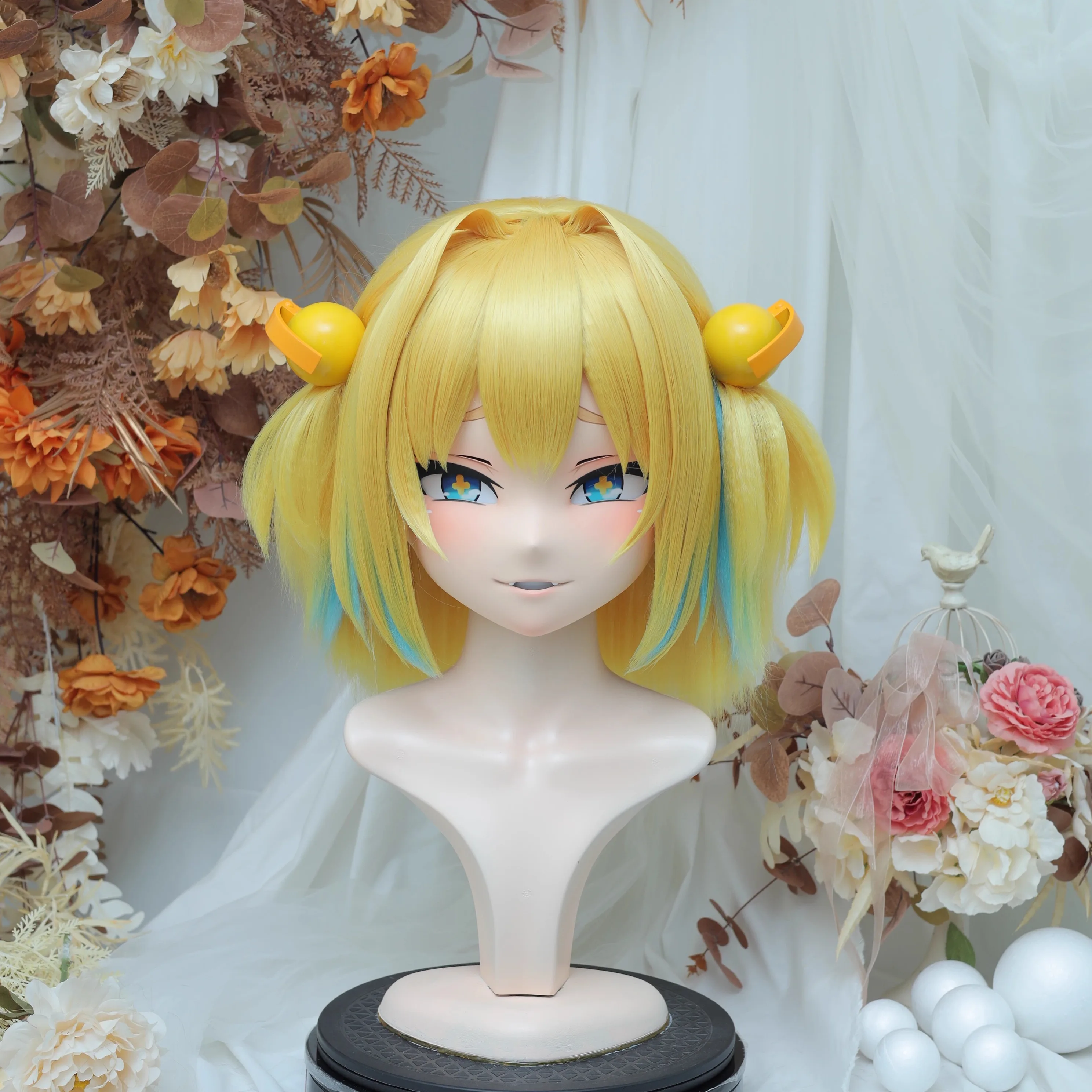 Customize Character Female/Girl Resin Kig Full Head With Lock Anime Cosplay Japanese Anime Kigurumi Mask
Customize Character Female/Girl Resin Kig Full Head With Lock Anime Cosplay Japanese Anime Kigurumi Mask