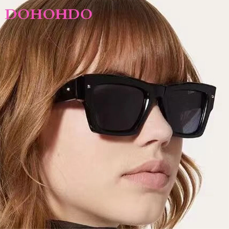 Retro Square Sunglasses Men Women Fashion Luxury Brand Design Trending Personality Rivets Glasses Outdoors Driving Shades UV400
Retro Square Sunglasses Men Women Fashion Luxury Brand Design Trending Personality Rivets Glasses Outdoors Driving Shades UV400