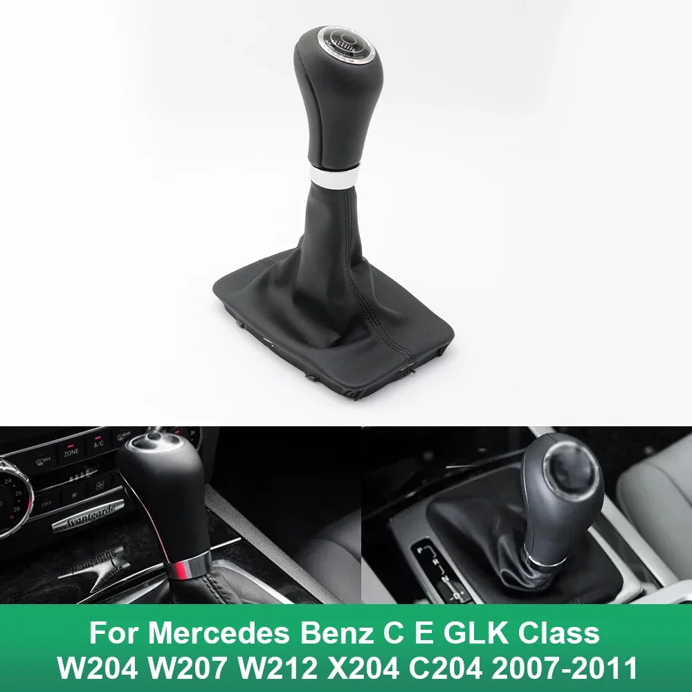 Automatic Car Gear Shifter Lever Knob Leather Boot Cover For Mercedes Benz C E GLK Class W204 W207 W212 X204 C204 2007-2011
Automatic Car Gear Shifter Lever Knob Leather Boot Cover For Mercedes Benz C E GLK Class W204 W207 W212 X204 C204 2007-2011