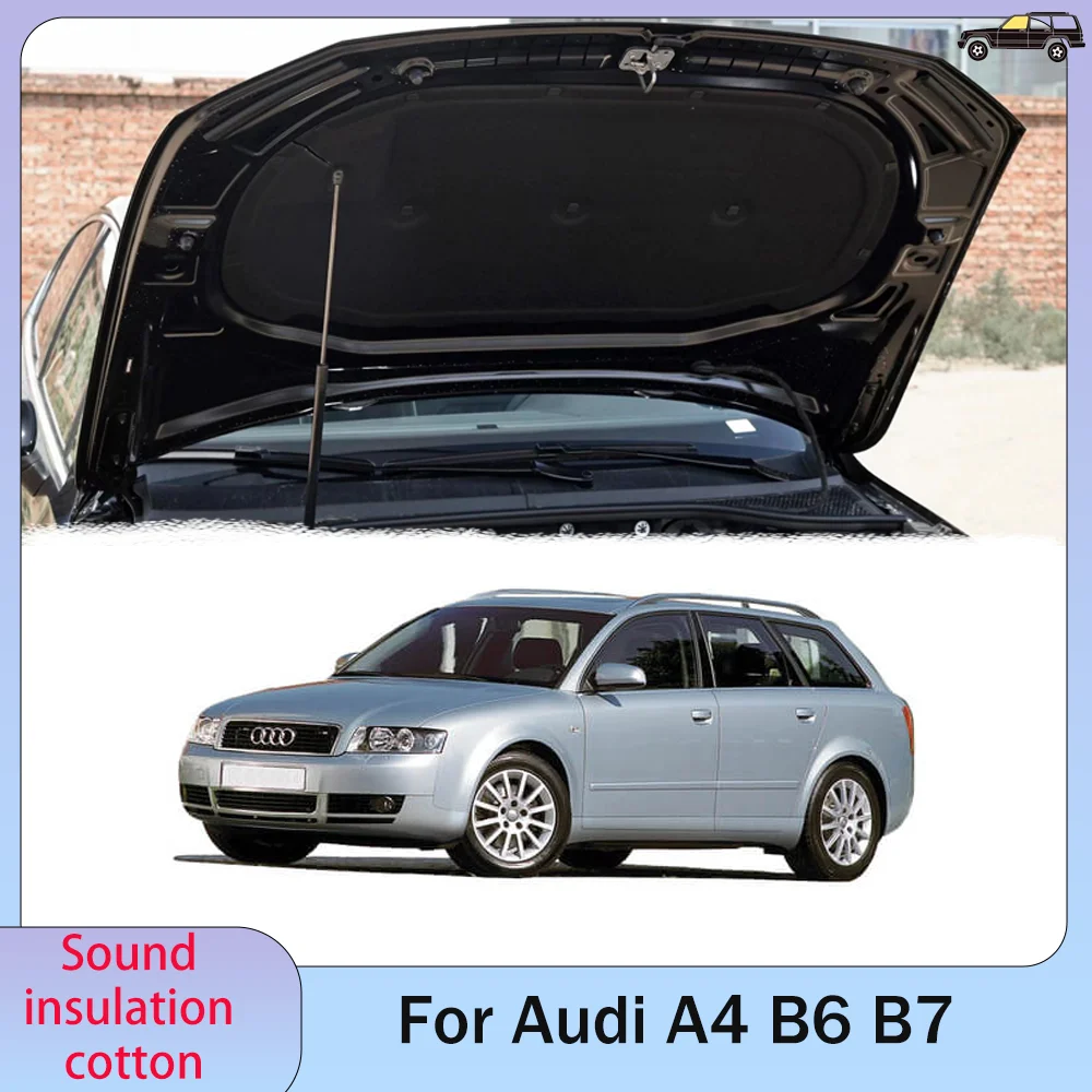 For Audi A4 B6 B7 2001~2008 2002 2003 Car Front Hood Engine Sound Heat Insulation Cotton Pad Soundproof Mat Cover Accessories
For Audi A4 B6 B7 2001~2008 2002 2003 Car Front Hood Engine Sound Heat Insulation Cotton Pad Soundproof Mat Cover Accessories