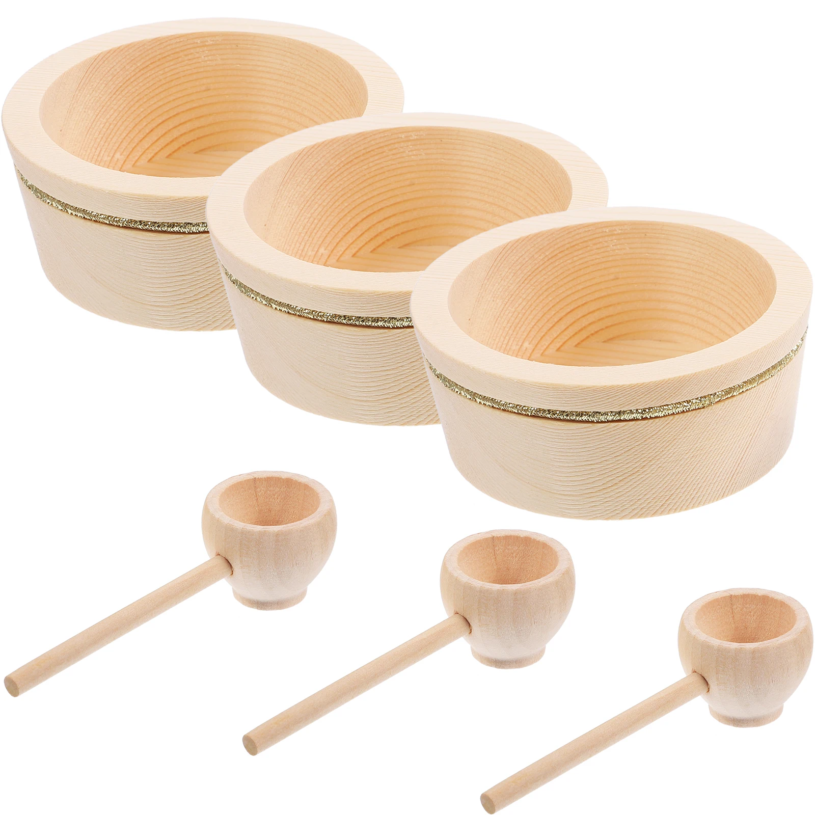 3 Sets Mini Wooden Bowl Spoon Dollhouse Miniatures Household Bowls Pretend Play Toy Decoration
3 Sets Mini Wooden Bowl Spoon Dollhouse Miniatures Household Bowls Pretend Play Toy Decoration