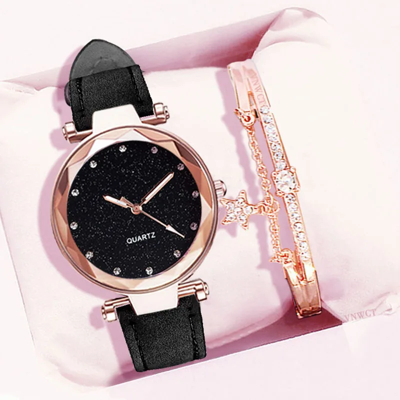 1pc Rhinestone Decor Round Pointer Quartz Watch & 1pc Bracelet Fancy Women Watches Jewelry Sophisticated And Stylish Women Watch
1pc Rhinestone Decor Round Pointer Quartz Watch & 1pc Bracelet Fancy Women Watches Jewelry Sophisticated And Stylish Women Watch