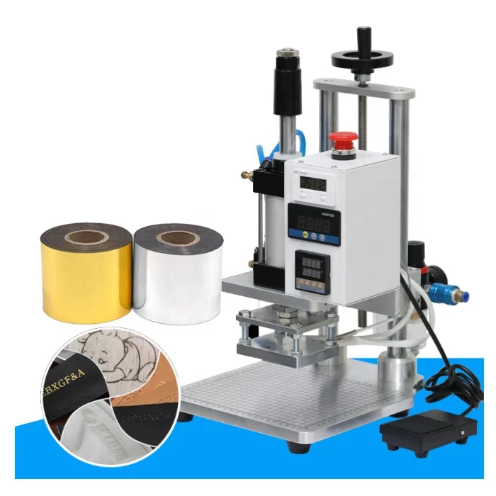 Pneumatic Plastic Wood Leather Hot Foil Embossing Stamping Machine
Pneumatic Plastic Wood Leather Hot Foil Embossing Stamping Machine