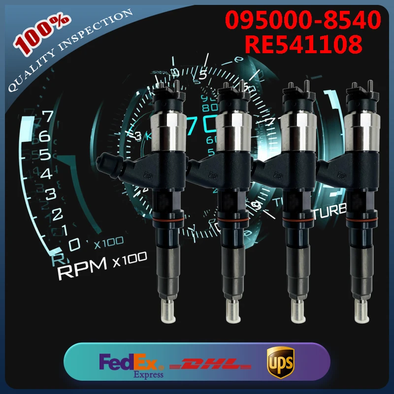 4PCS 095000-8540 RE541108 0950008540 Common Rail Fuel Injector for John Deere 4045T 6068T Diesel Engine
4PCS 095000-8540 RE541108 0950008540 Common Rail Fuel Injector for John Deere 4045T 6068T Diesel Engine