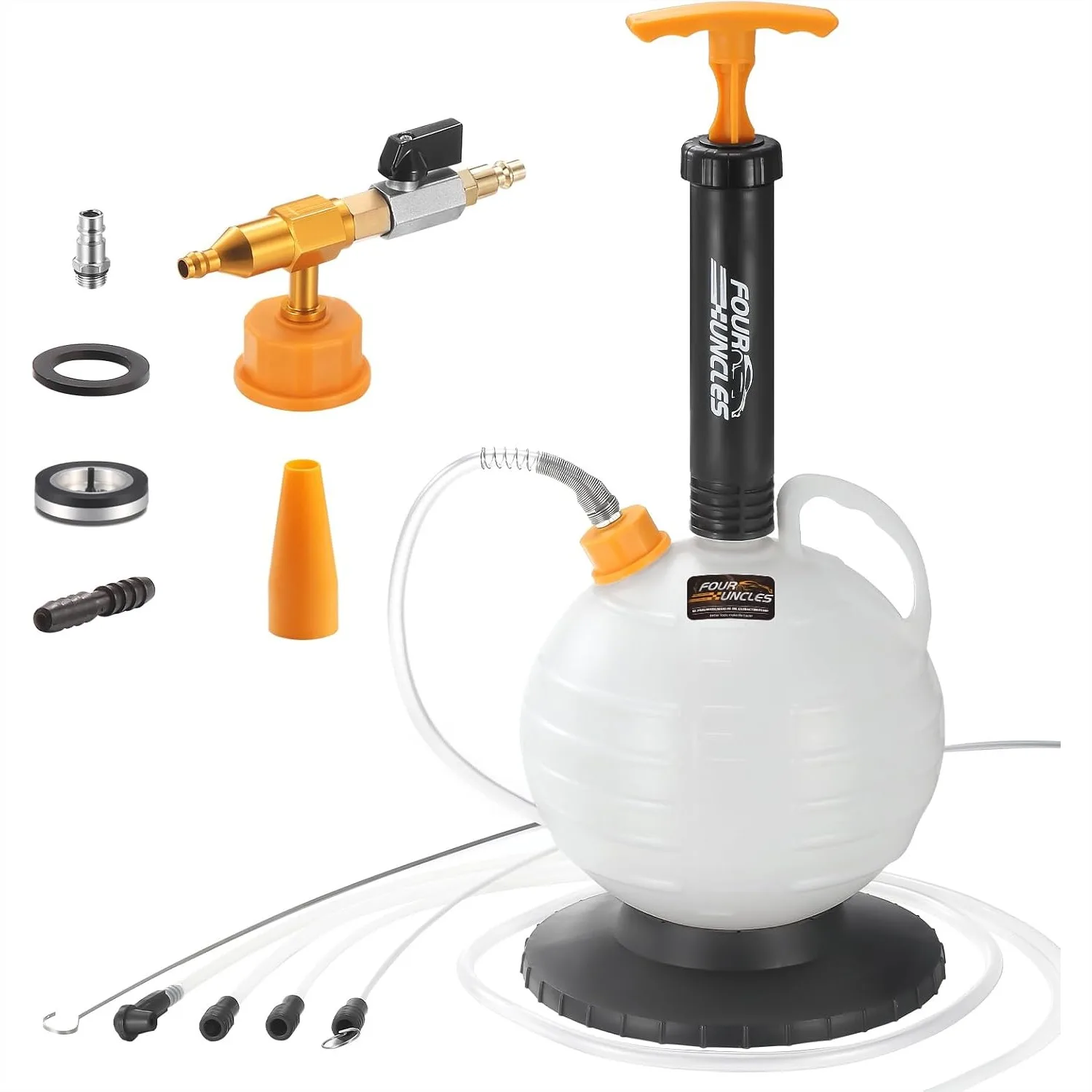 Oil Extractor Pump with 59" Hose & 3 Extension Tubes for Quick Fluid Extraction
Oil Extractor Pump with 59" Hose & 3 Extension Tubes for Quick Fluid Extraction
