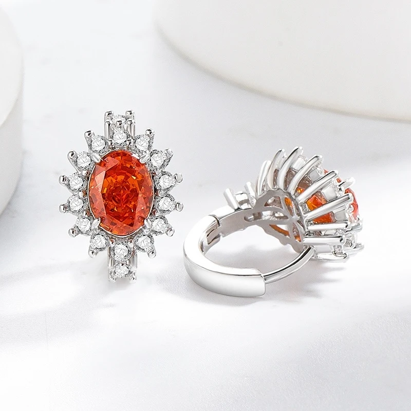 Punk-style jewelry, colorful crystal zircon, sunflower-shaped ear cuffs, exquisite and elegant jewelry for ladies
Punk-style jewelry, colorful crystal zircon, sunflower-shaped ear cuffs, exquisite and elegant jewelry for ladies