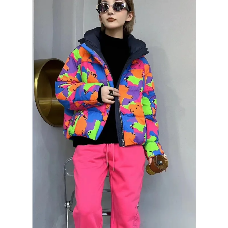 Printed Women Jacket Short Down Jacket Lightweight Padded Waterproof New in Coats 2024 Winter Coat Female Clothing abrigo mujer
Printed Women Jacket Short Down Jacket Lightweight Padded Waterproof New in Coats 2024 Winter Coat Female Clothing abrigo mujer