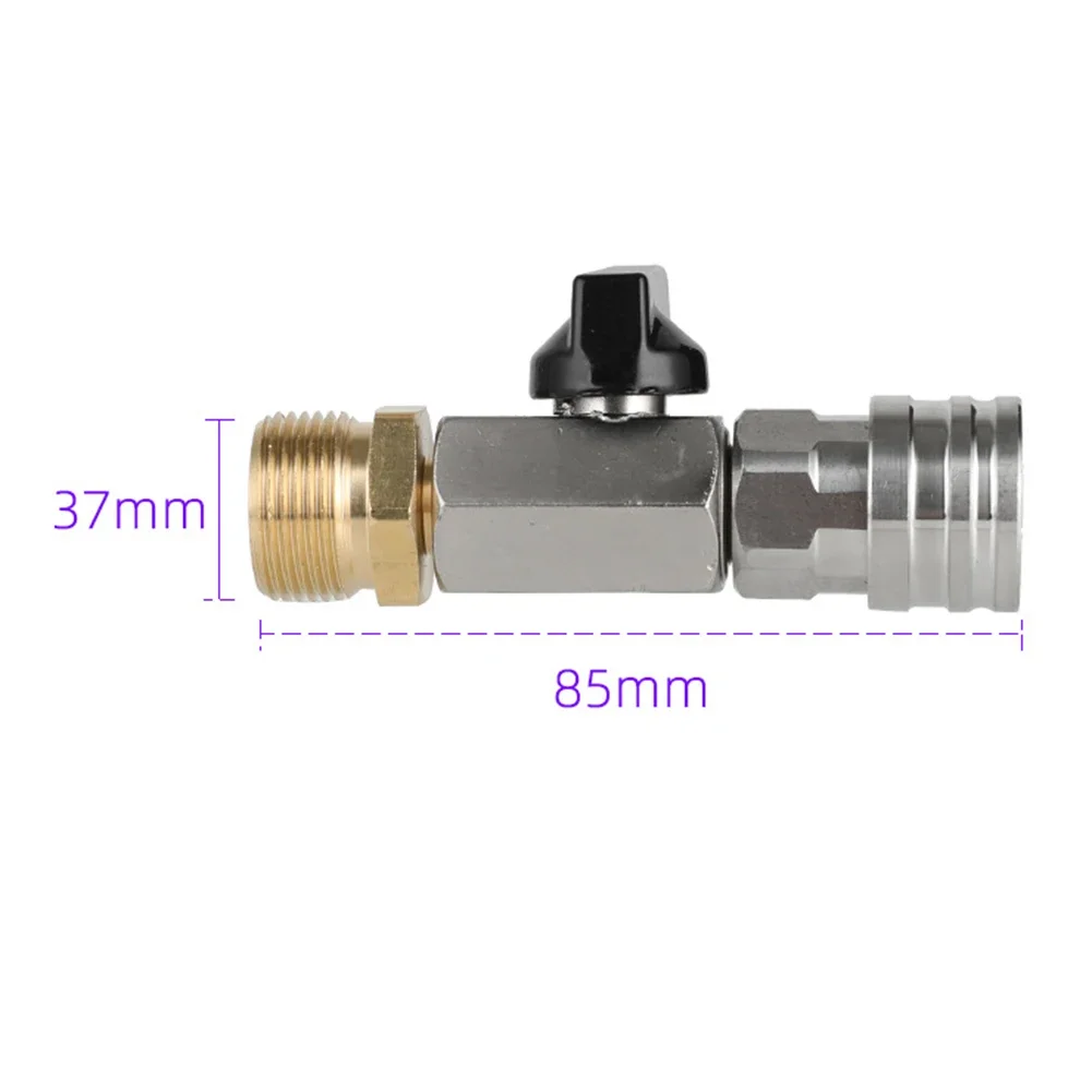 Ball Valve Quick Coupling Heavy-Duty Cleaning Connector High-Pressure Compatibility Seamless Attachment Switch
Ball Valve Quick Coupling Heavy-Duty Cleaning Connector High-Pressure Compatibility Seamless Attachment Switch