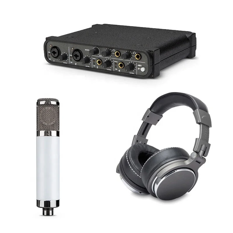 Профессиональный комплект микрофона MY MIC ME3 с конденсаторным микрофоном с большой диафрагмой, наушники, звуковая карта, интерфейс для студийной записи
Профессиональный комплект микрофона MY MIC ME3 с конденсаторным микрофоном с большой диафрагмой, наушники, звуковая карта, интерфейс для студийной записи