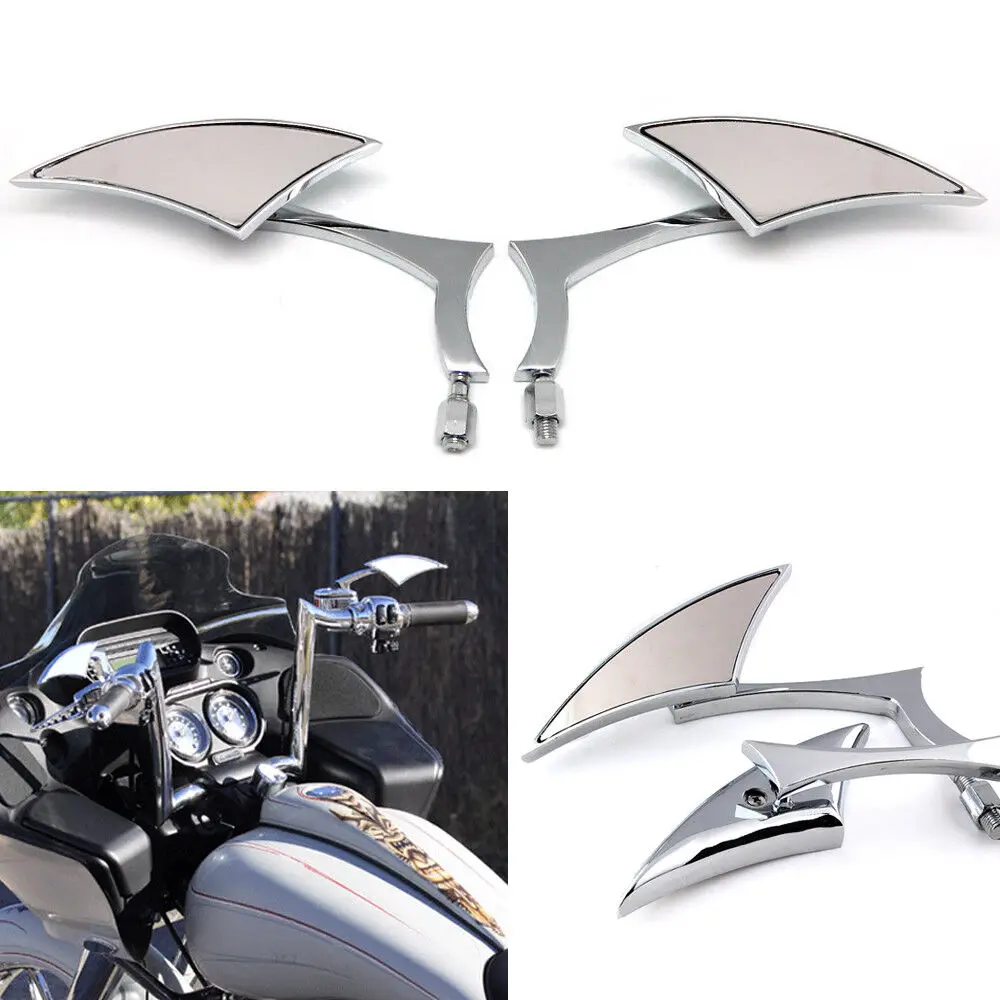 2pcs Universal Blade Motorcycle Rearview Side Mirrors For Honda Yamaha Kawasaki Suzuki Touring Cruiser Chopper Bike
2pcs Universal Blade Motorcycle Rearview Side Mirrors For Honda Yamaha Kawasaki Suzuki Touring Cruiser Chopper Bike