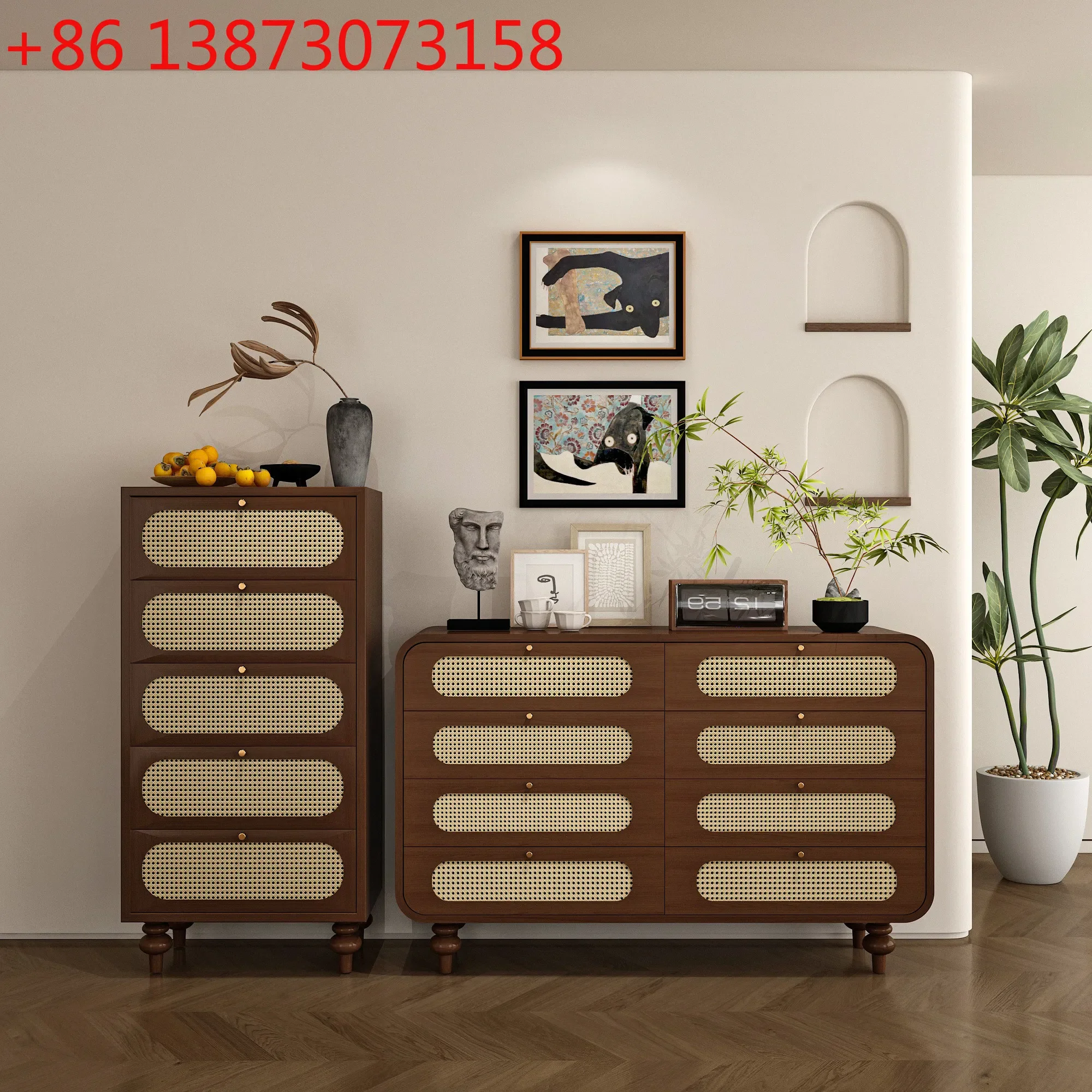 French solid wood rattan dining side cabinet small apartment medium ancient style five bucket locker retro living room entrance
French solid wood rattan dining side cabinet small apartment medium ancient style five bucket locker retro living room entrance