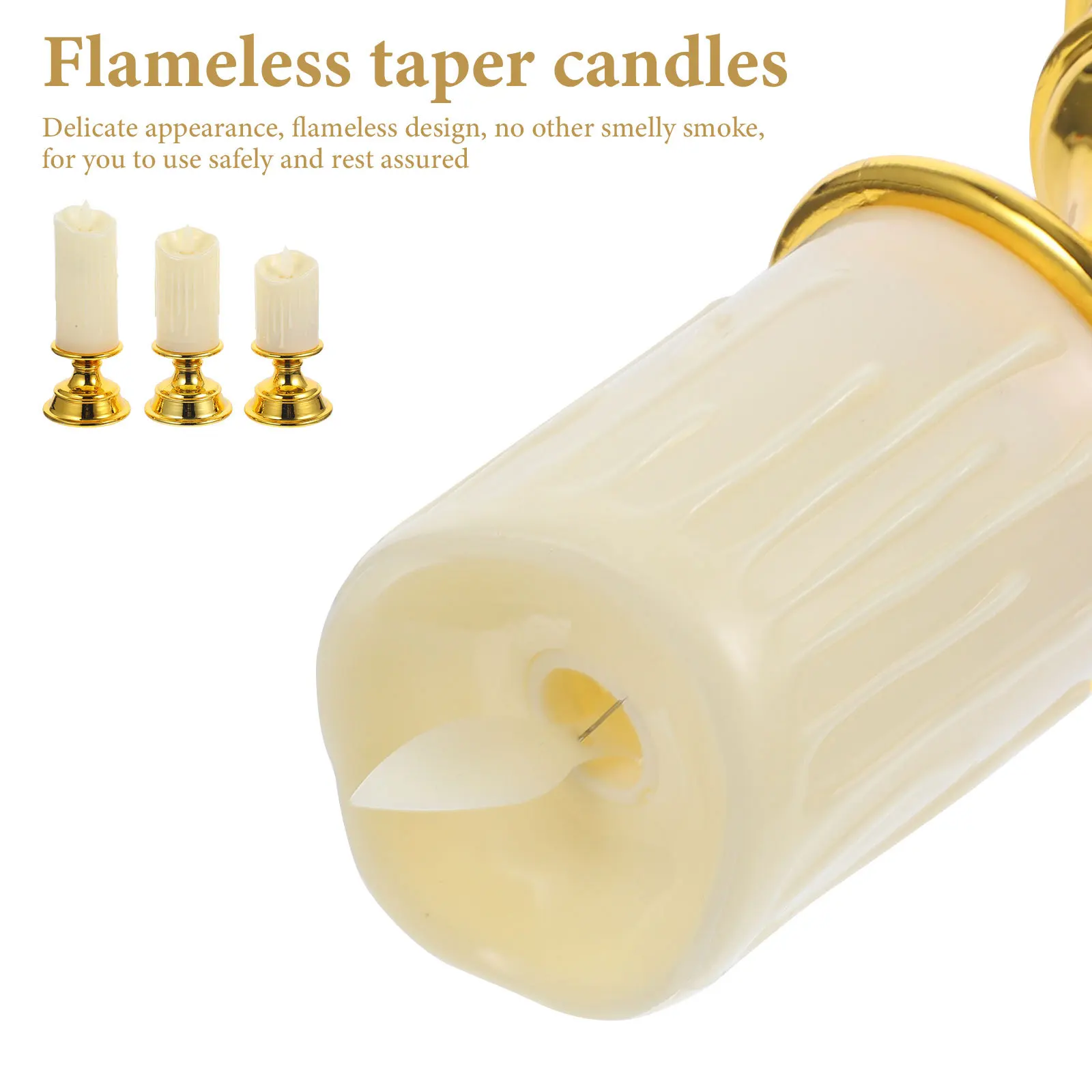 3pcs Retro Lights Flameless Taper Candles Flickering Operated For Window Decorations Led Electronic Candles
3pcs Retro Lights Flameless Taper Candles Flickering Operated For Window Decorations Led Electronic Candles