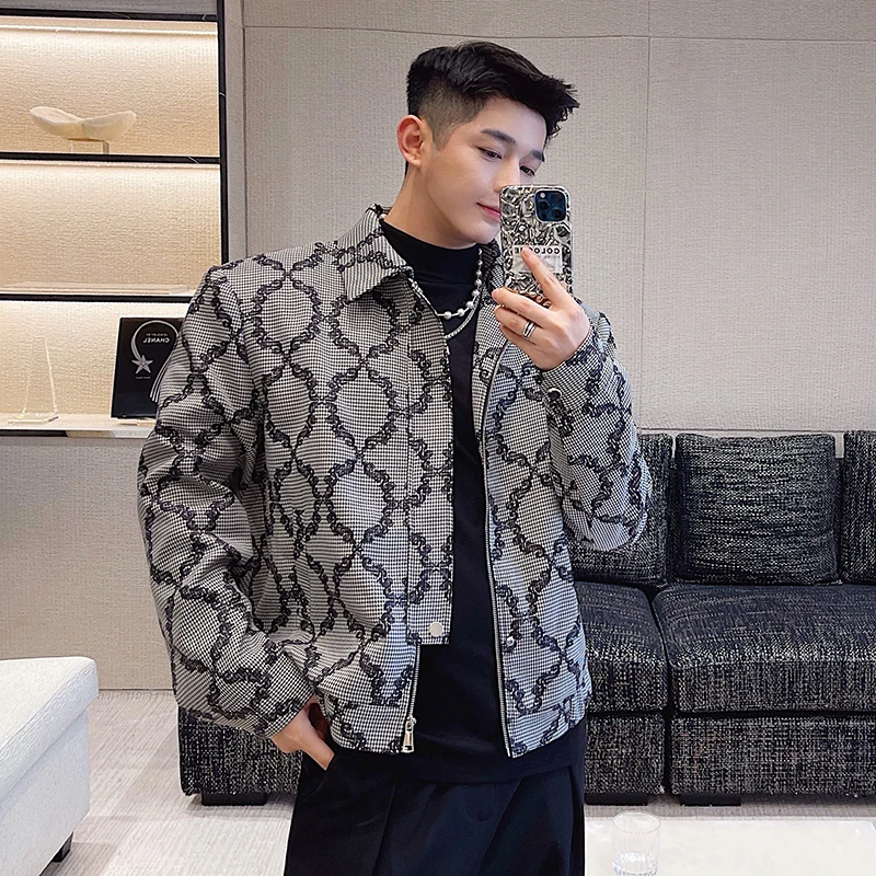 Spring New Sle Korean Version Men's Jaet ort Printed Loose Fit Zipper Top Youth Faion Casual Outerwear
Spring New Sle Korean Version Men's Jaet ort Printed Loose Fit Zipper Top Youth Faion Casual Outerwear