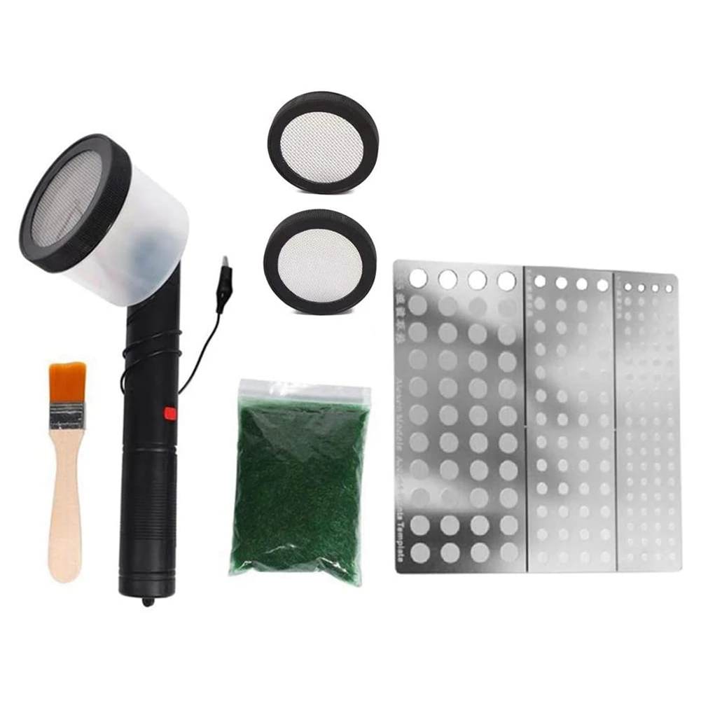 Special Flocking Kit Static Grass Applicator ABS Flocking Machine with Antislip Handle for DIY Scenic Modelling Diorama Scenery
Special Flocking Kit Static Grass Applicator ABS Flocking Machine with Antislip Handle for DIY Scenic Modelling Diorama Scenery