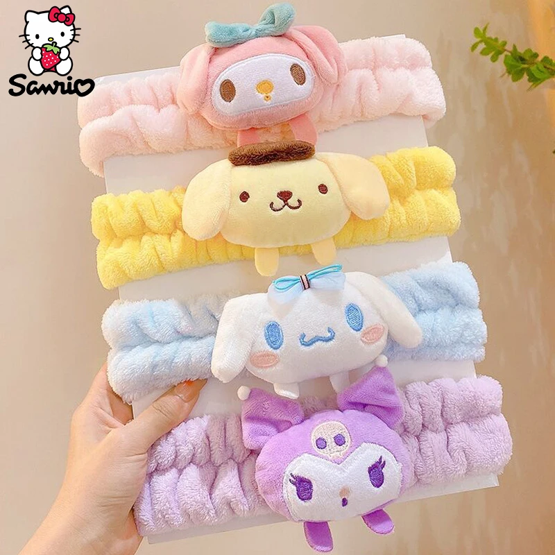Kawaii Sanrio Hair Band Cinnamoroll Headband Kuromi Headwear Hello Kitty Makeup Wash Face Plushie My Melody Plush Hair Hoop Girl
Kawaii Sanrio Hair Band Cinnamoroll Headband Kuromi Headwear Hello Kitty Makeup Wash Face Plushie My Melody Plush Hair Hoop Girl
