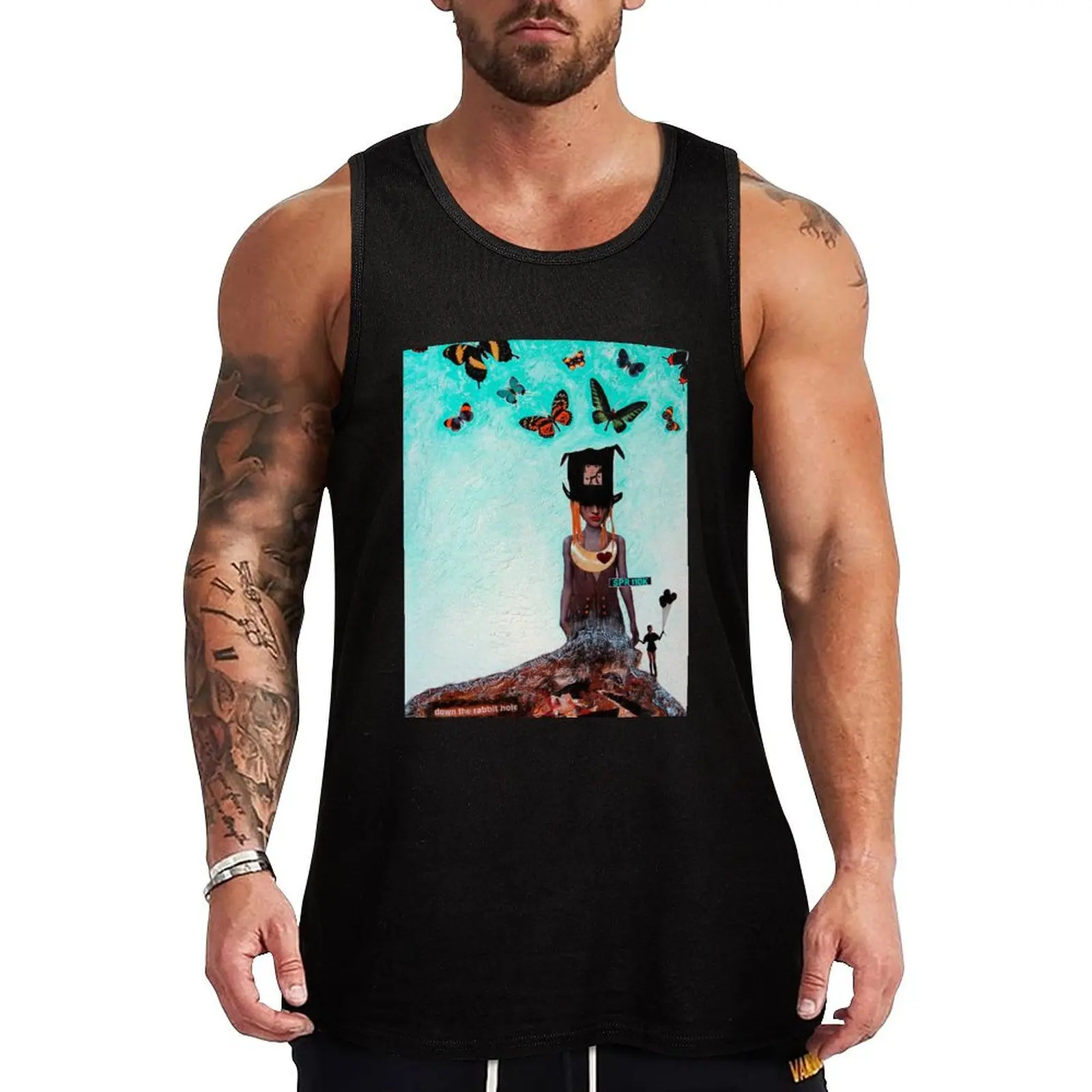 Down The Rabbit Hole - Surreal Butterfly Landscape Art Print Tank Top men clothings summer clothes men 2025 Male clothes
Down The Rabbit Hole - Surreal Butterfly Landscape Art Print Tank Top men clothings summer clothes men 2025 Male clothes