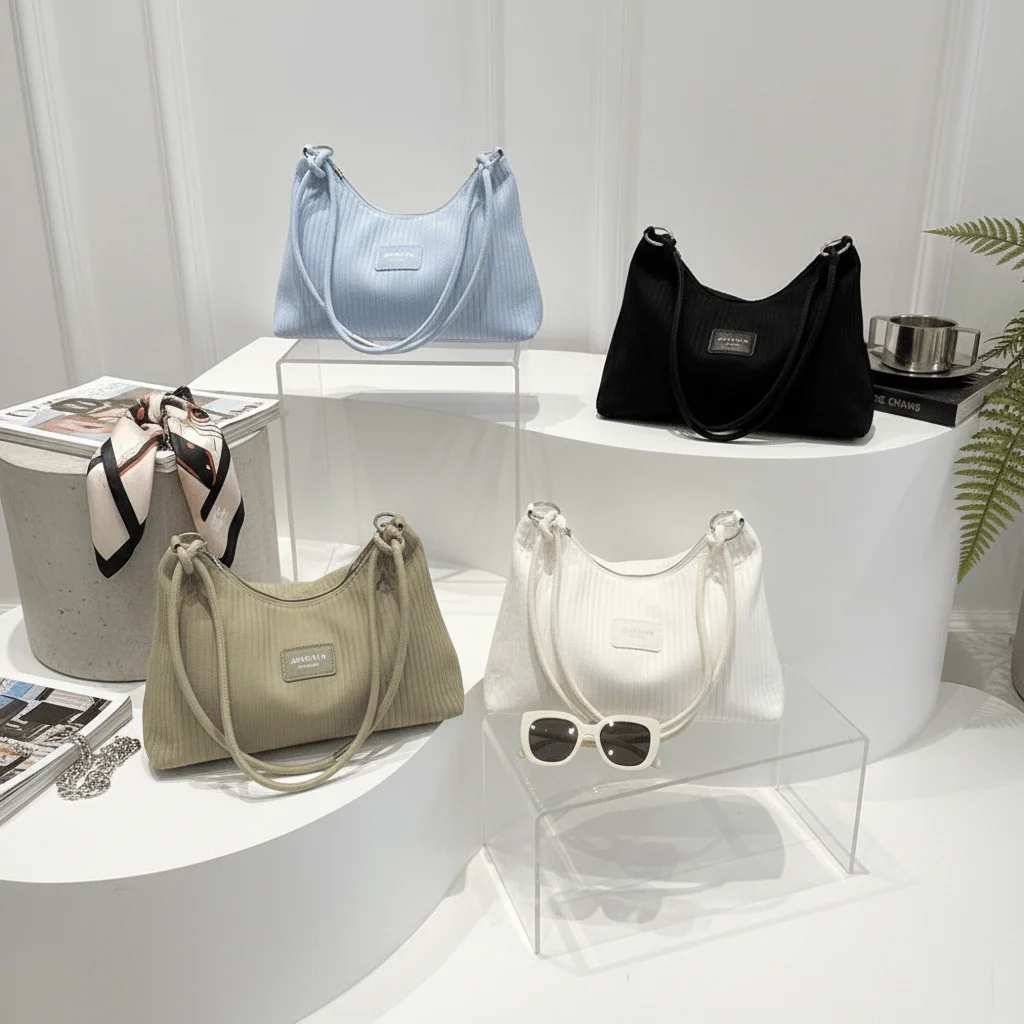 New Fashion Pleated Tote Bag Soft Textured Shoulder Bag Portable Large Capacity Casual Underarm Bag Practical Daily Work Handbag
New Fashion Pleated Tote Bag Soft Textured Shoulder Bag Portable Large Capacity Casual Underarm Bag Practical Daily Work Handbag