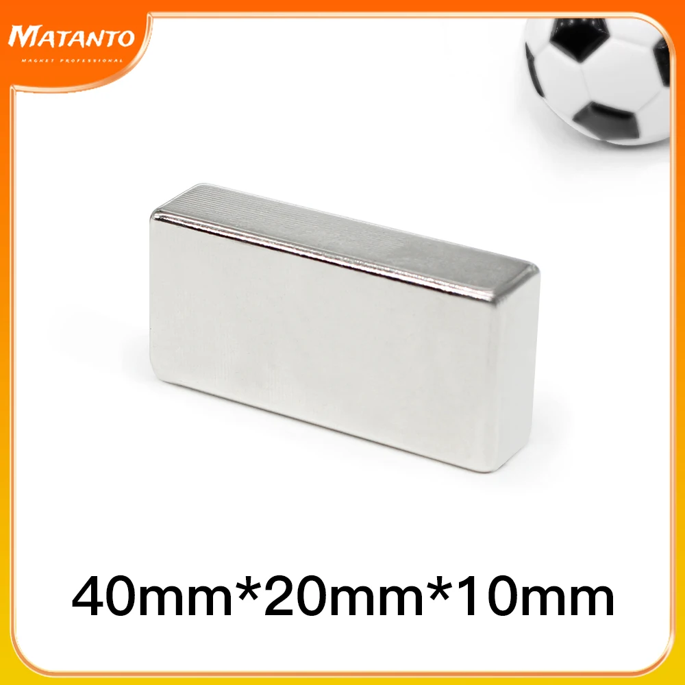 1/2/3/5PCS 40x20x10mm Quadrate Super Strong Powerful Magnets N35 Thick Block Permanent Magnet 40x20x10 Neodymium Magnet 40*20*10
1/2/3/5PCS 40x20x10mm Quadrate Super Strong Powerful Magnets N35 Thick Block Permanent Magnet 40x20x10 Neodymium Magnet 40*20*10