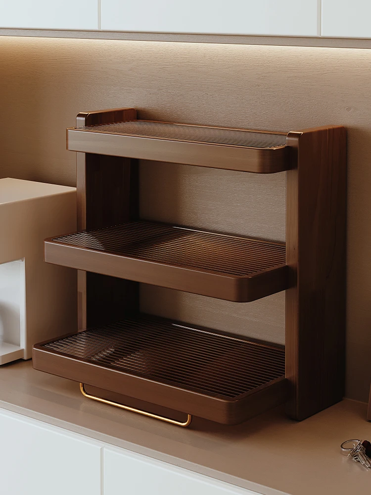 Three-Layer Desktop Real Wood Cup Holder for Glass And Coffee Cups Simple Style Rubber Wood Material Easy Assembly Instruction
Three-Layer Desktop Real Wood Cup Holder for Glass And Coffee Cups Simple Style Rubber Wood Material Easy Assembly Instruction